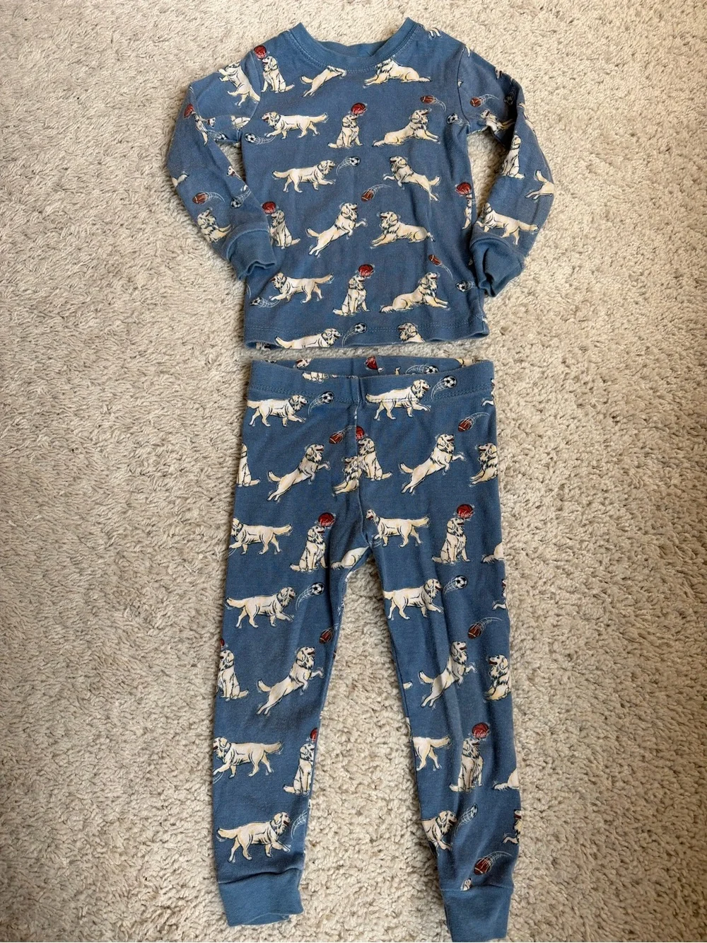 Toddler Boys Organic Cotton Pajama Set